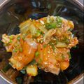 ＭegＭ's cooksnap of when they made ☆サーモンキムチ☆.