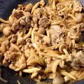 ラフロイグ31年's cooksnap of when they made ☆豚としめじの味噌チーズ炒め☆.