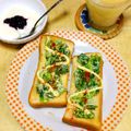 うたかた。's cooksnap of when they made 菜の花トースト.