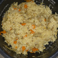 さっちゃ0202's cooksnap of when they made 【簡単de美味】鶏とごぼうの炊き込みご飯.