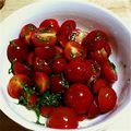 しゅしゅありあり's cooksnap of when they made プチトマトと大葉のさわやかサラダ.
