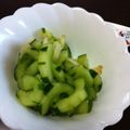 あゆむんむんるか's cooksnap of when they made 簡単☆白だしできゅうりの漬物.