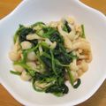 daikanon's cooksnap of when they made ほうれん草とブナピーのおひたし.