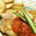 お〜ちゃん♡'s cooksnap of when they made チキンソテー✩甘旨トマトソースがけ♪.