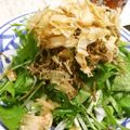 まさむにゃ。's cooksnap of when they made 水菜とジャコと鰹節のサラダ.