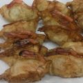 ラリー＆サラ's cooksnap of when they made 甘えびと鶏挽肉の包み揚げ.