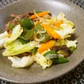 ガメコ's cooksnap of when they made ○牛肉野菜炒め○.