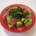キャラメルドーナッツ's cooksnap of when they made お酢を食べよう♪　鮪とアボガドの酢飯丼.