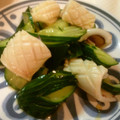 aquamari's cooksnap of when they made いかときゅうりの酢の物♬.