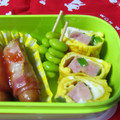 まさたかまま's cooksnap of when they made お弁当に☆スパムとネギの卵巻き.