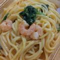 ののびのんちゃん's cooksnap of when they made ほうれん草と海老の＊簡単クリームパスタ.