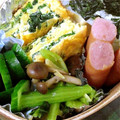 いりあきん's cooksnap of when they made 新生姜と小松菜の茎としいたけ炒め.