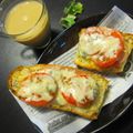 クックあこ's cooksnap of when they made ブルーチーズと生ハムのトースト.