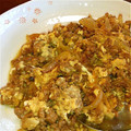 ベリぶらざー's cooksnap of when they made 息子が大好きな☆ひき肉と玉ねぎの卵とじ.