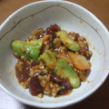 ななみのドレイ's cooksnap of when they made 焼きアボカドとマグロのキムチ納豆和え☆.