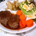 hirahirann's cooksnap of when they made 肉汁たっぷり！マル秘ハンバーグ.