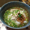 hazmama's cooksnap of when they made 〆の一品＊〜ささみ汁飯〜＊.