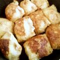 不本意's cooksnap of when they made 油揚げのひき肉つめ焼き.