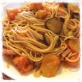 bee888's cooksnap of when they made 簡単なのにうまっ♪なすトマトパスタ.