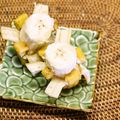 ちべターリー's cooksnap of when they made 簡単だよ！バナナでお花〜飾り切り♪.
