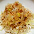 みだいちゃん's cooksnap of when they made 簡単節約コンロいらず！もやしのピリ辛和え.