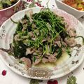 merry☆☆'s cooksnap of when they made 豆苗・わかめ・豚肉の鶏がら炒め.