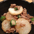 Kyoko0413's cooksnap of when they made 挽肉と長芋とオクラの炒め物.