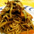 Cookingmam's cooksnap of when they made ★こってり濃厚～焼きそばナポリタン風★.