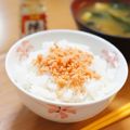 ななクレープ's cooksnap of when they made ピリ辛が旨い☆鮭フレークおにぎり。.