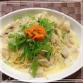 soranatsu's cooksnap of when they made ホタテのパスタ（スープ系）.