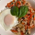 かんじきんぐ's cooksnap of when they made ガパオ★鶏挽肉のバジル炒めごはん.