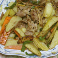 tamamiya55's cooksnap of when they made 豚肉とじゃがいものオイスター炒め.