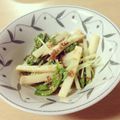tonryuuki's cooksnap of when they made 長いもと水菜の梅サラダ.
