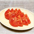のんべぇヒロ's cooksnap of when they made トマトのサラダ～岩塩添え.