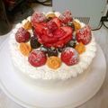 ゆきゆきちゃ's cooksnap of when they made 苺のデコケーキ（トリプルベリー）.
