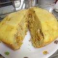 ask7280's cooksnap of when they made 炊飯器でふわふわ☆豆乳とコーンのケーキ.