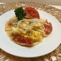 horseland's cooksnap of when they made もやしとトマトの味噌マヨ炒め♬.