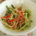 キコちゃん's cooksnap of when they made ☆カニかまときゅうりの柚子胡椒マヨ和え☆.