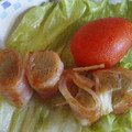 かりあん's cooksnap of when they made 捨てないで！エノキ茸の軸ベーコン巻き.