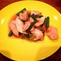 andy69's cooksnap of when they made 鶏むね肉とニンニクの芽のオイスター炒め.