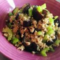 re140514's cooksnap of when they made ナスとセロリと鳥ひき炒め.