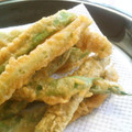 runa10's cooksnap of when they made *ささげのカレー天ぷら*.