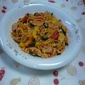 ゆきらっくま's cooksnap of when they made ナポリ風やきそば.