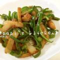 papikun's cooksnap of when they made ピーマンとさつまあげのオイスター炒め✽.