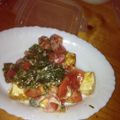 ちべせん's cooksnap of when they made 豆腐の照り焼きモロヘイヤのマヨソース.