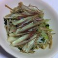 tanitama's cooksnap of when they made えのきとみょうがでおいシソ～ε=(´ο`.
