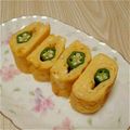 yuka119's cooksnap of when they made ☆おくらの卵焼き☆.