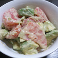 numamii's cooksnap of when they made ＊アボカドとトマトの ワサマヨ和え＊.