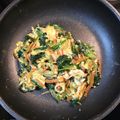 クックFGOSEJ☆'s cooksnap of when they made ほうれん草根っこ入り♡スクランブルエッグ.