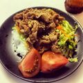 ののﾁｬﾏ's cooksnap of when they made 豚肉どんぶり～♪.